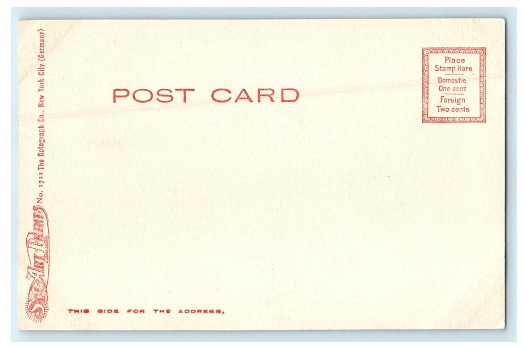 c1905 Vanderbilt Hall Yale University New Haven Connecticut Rotograph Postcard