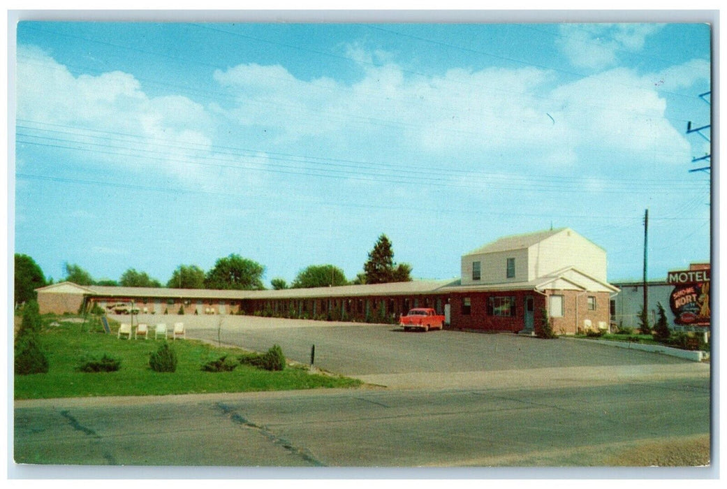 c1960's Sho-Me-Kort Motel Car Roadside View Sedalia Missouri MO Vintage Postcard