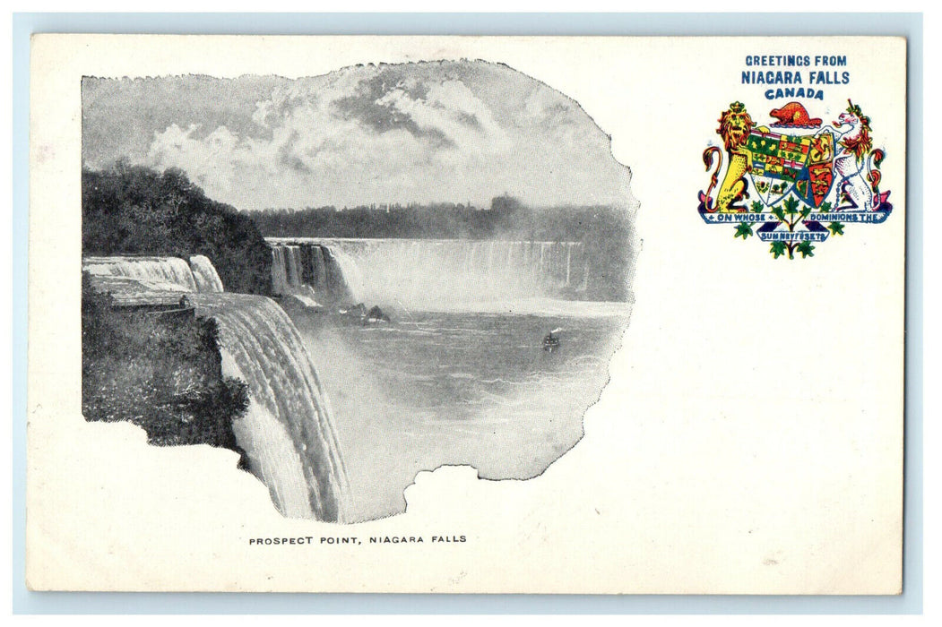 c1905s Prospect Point, Greetings from Niagara Falls CA Foreign Postcard