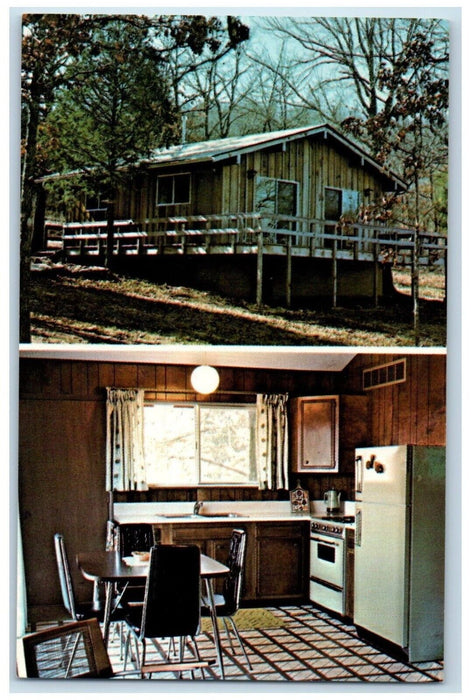 Splitrail Resort On The Shore Table Rock Lane Kitchen Reeds Spring MO Postcard