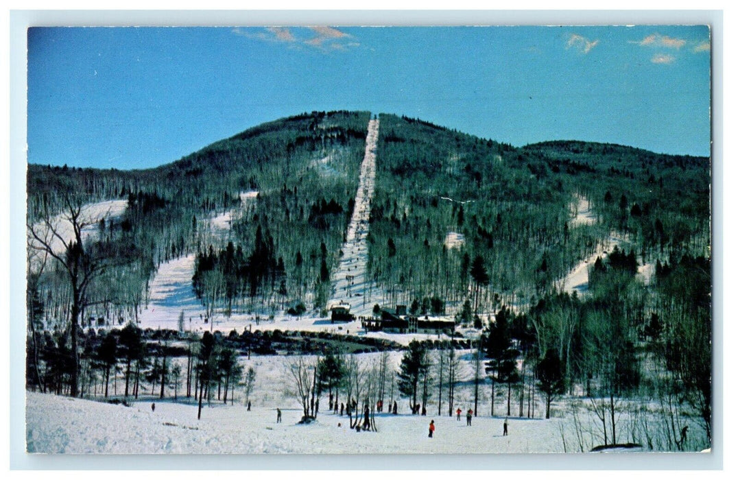 c1950's Lift Line & Ski Trails Mt. Sunapee State Park New Hampshire NH Postcard