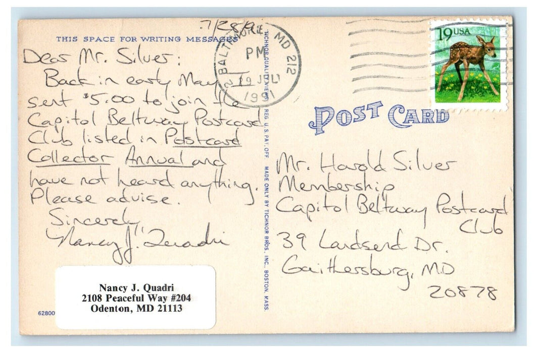 1991 Greetings From Cape Cod Massachusetts MA, Helping Grandpa Boat Postcard