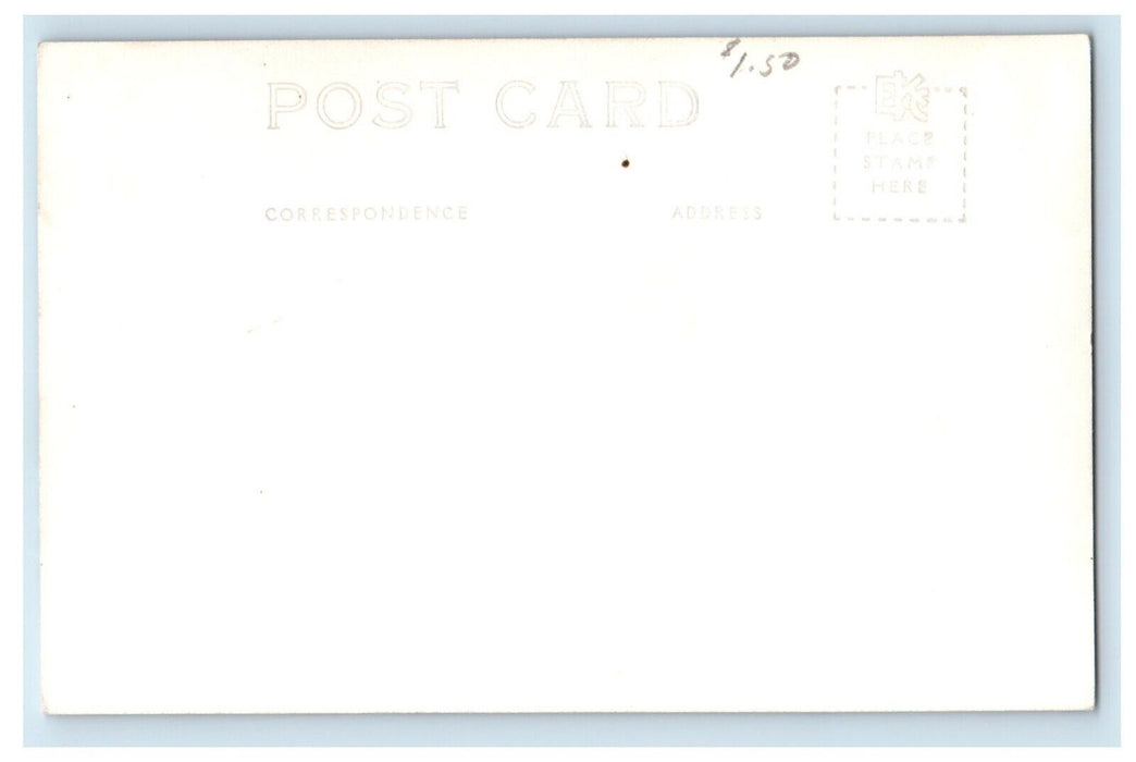 c1940's Balanced Steamboat Rocks Winter CO Springs Sanborn RPPC Photo Postcard
