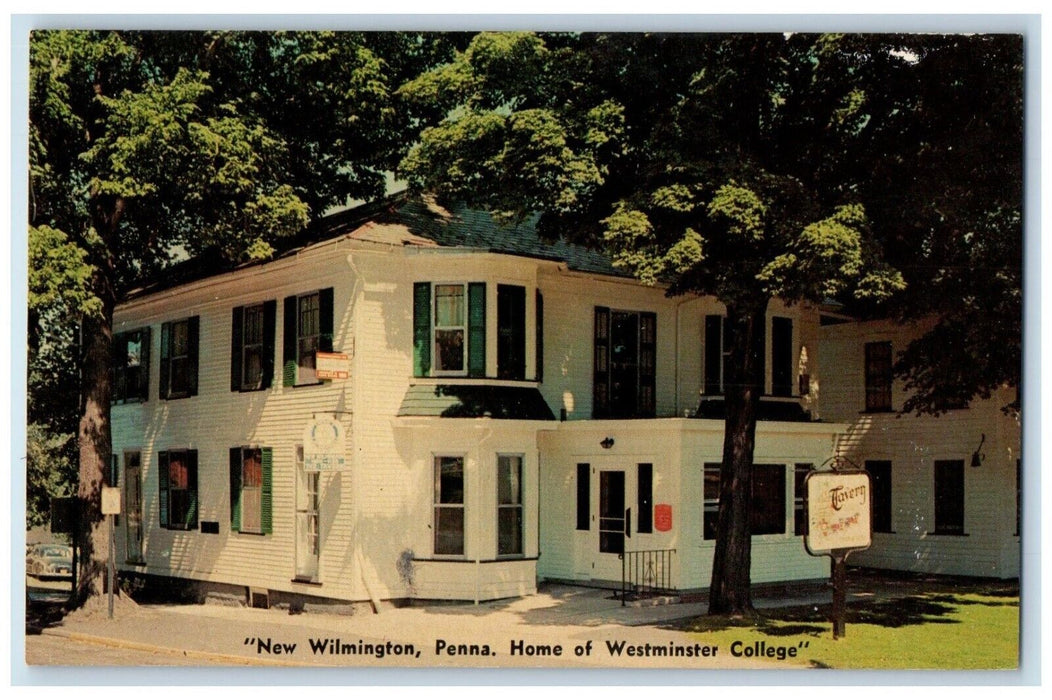 1910 Exterior Home Westminster College New Wilmington Pennsylvania PA Postcard