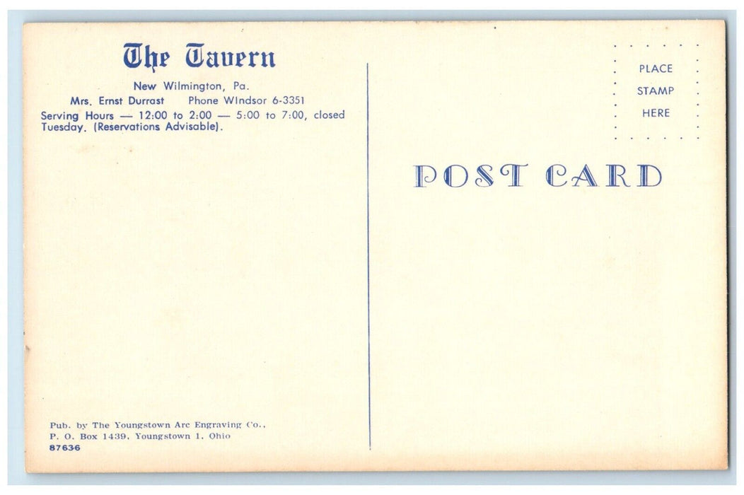 1910 Exterior Home Westminster College New Wilmington Pennsylvania PA Postcard