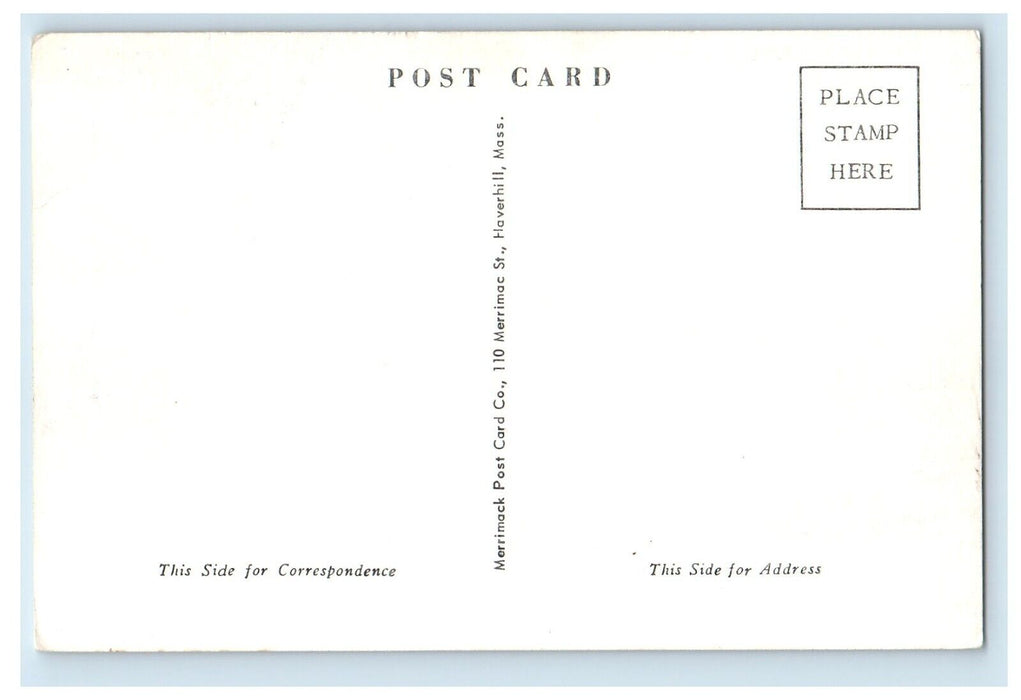 c1930's Pilgrim Congregational Church Leominster Massachusetts MA Postcard
