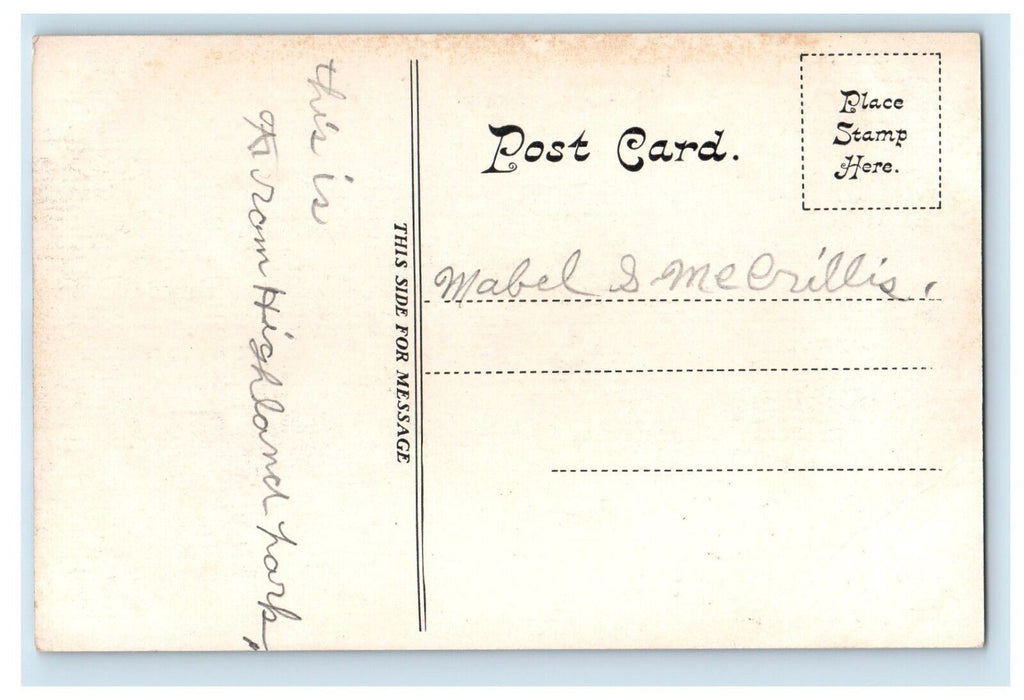 c1910's Busy Day At Highland Park Brockton Massachusetts MA Antique Postcard