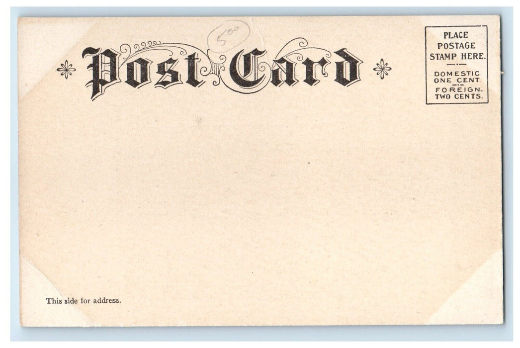 c1905 Minot's Ledge Light Boston Harbor Boston Massachusetts MA Antique Postcard