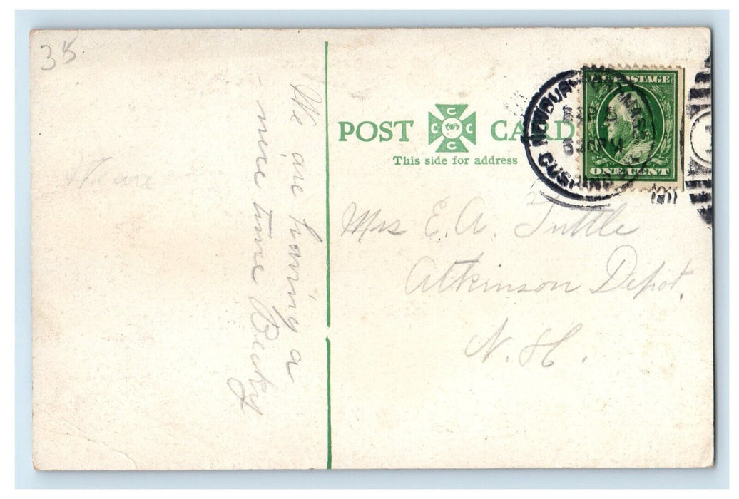 1911 Seaside House And Skating Rink Salisbury Massachusetts MA Antique Postcard