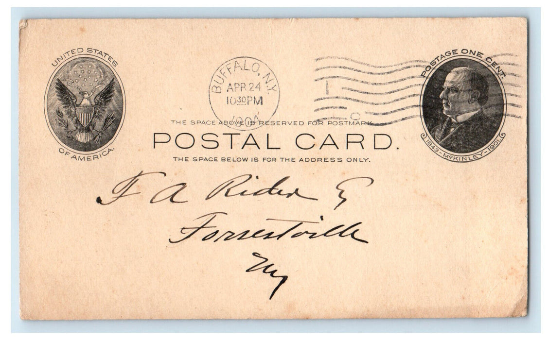 1904 Henry & Missert Letter About Subject to Change of Markets NY Postcard