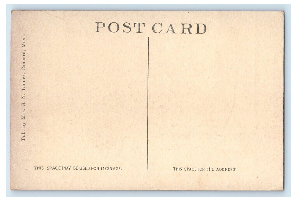 Grave Of British Soldiers Battle Ground Concord Massachusetts MA Postcard