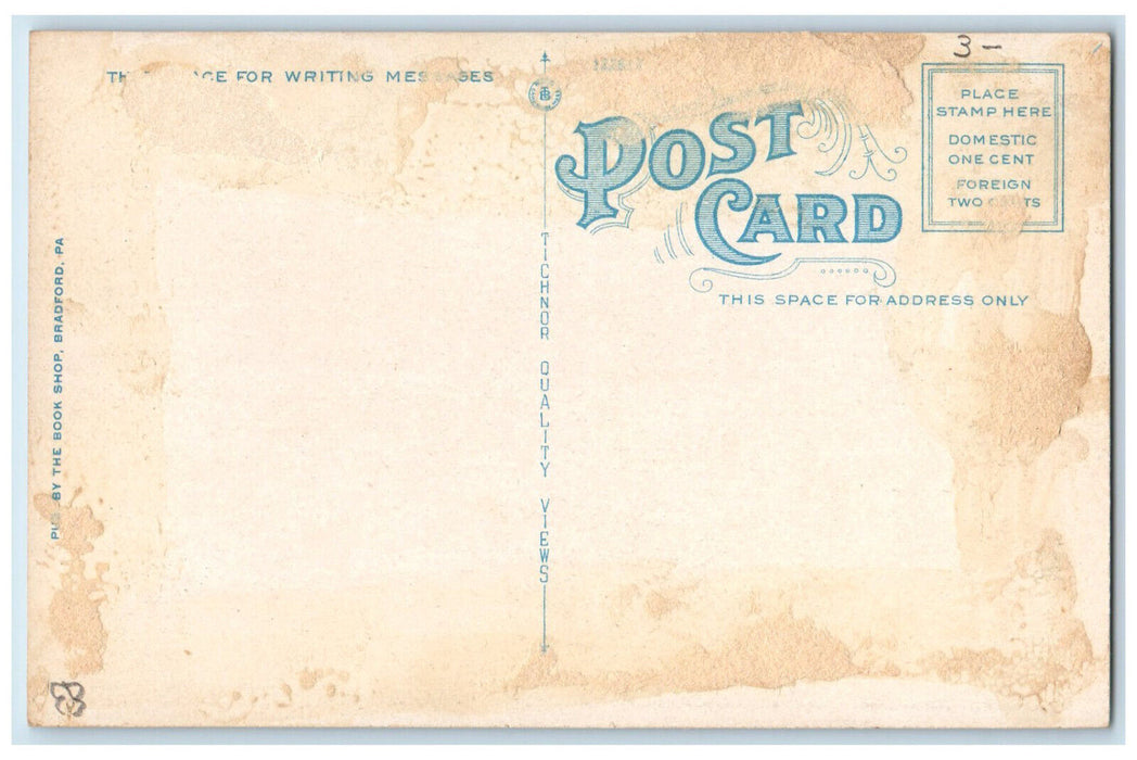 c1920's St. Bernard's Catholic Church Bradford Pennsylvania PA Postcard