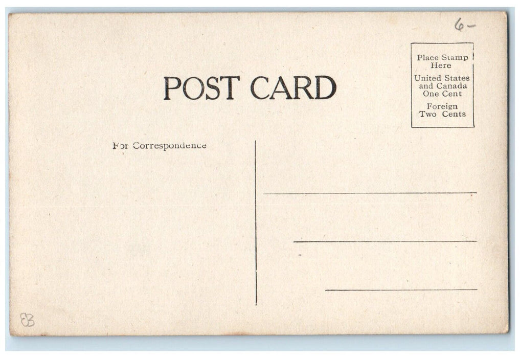 c1910's Elm Street View Houses Norwood Minnesota MN Unposted Antique Postcard