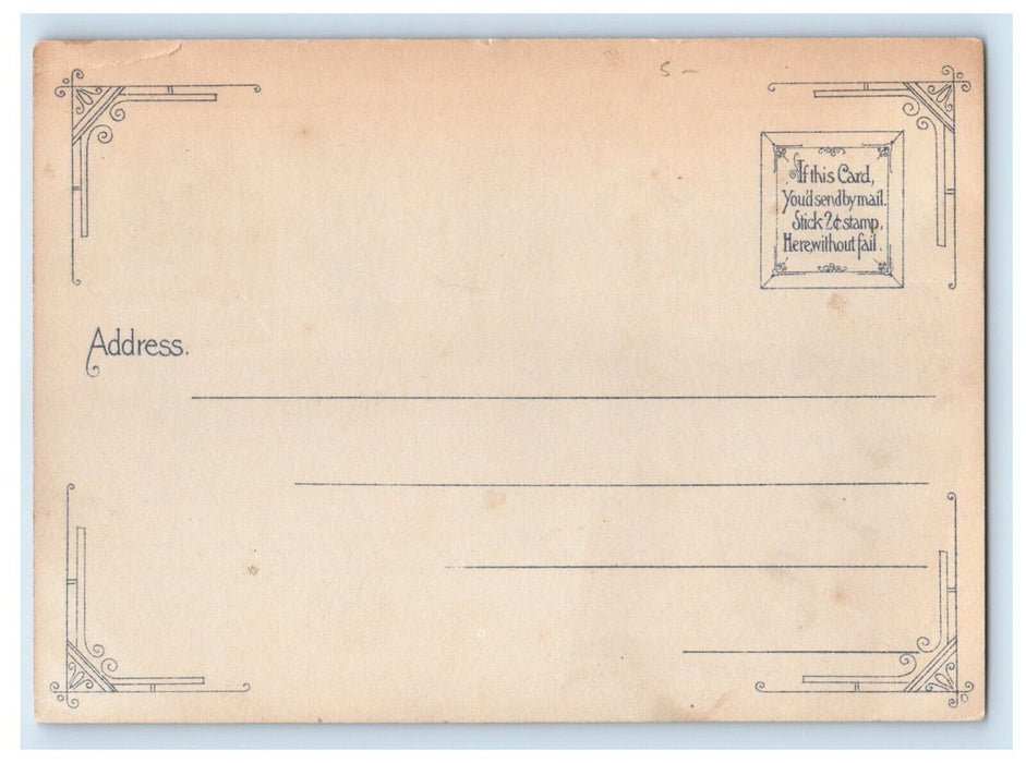 Greetings From Boston Massachusetts MA, Multiview Unposted Antique Postcard