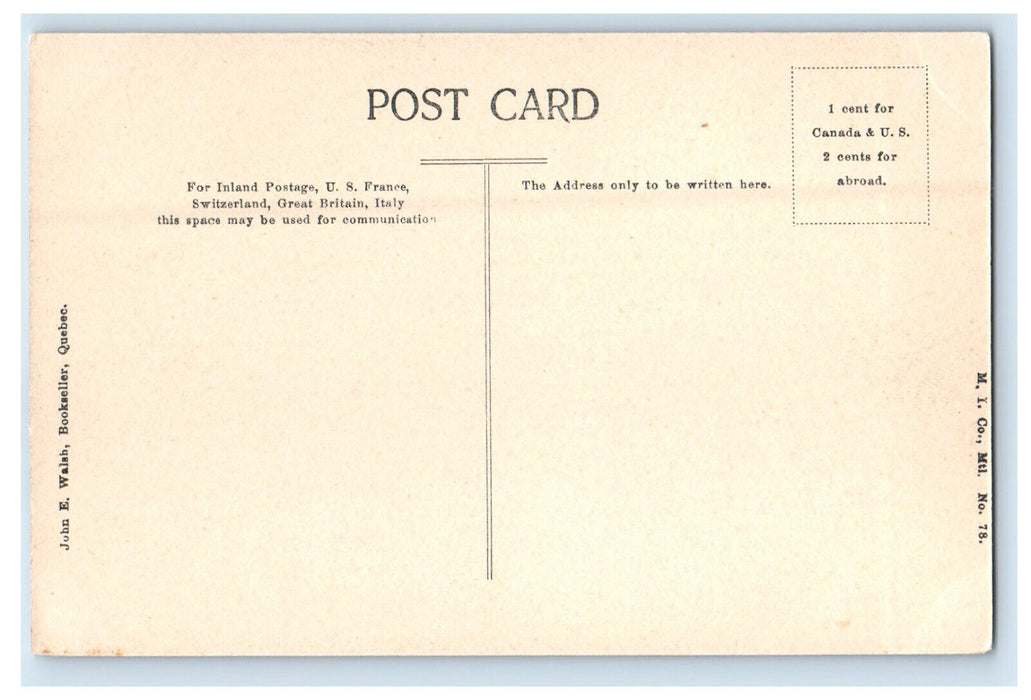 c1910 Franciscan Convent Ste. Anne De Beaupre Quebec Canada Posted Postcard