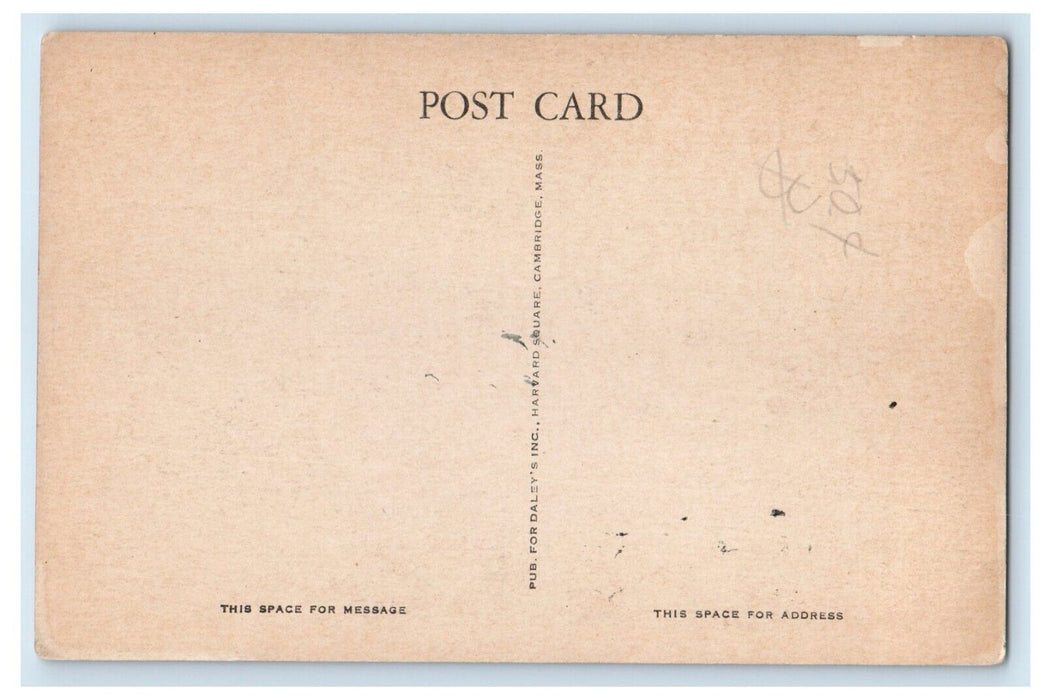 c1930's Beautiful Scene On The Charles Harvard University Cambridge MA Postcard