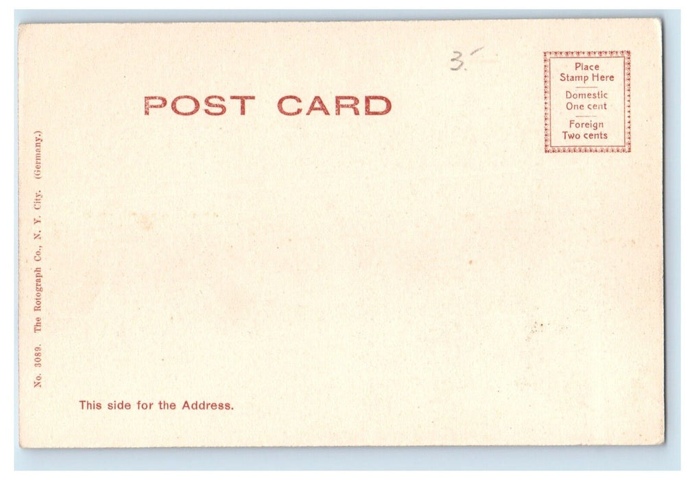 c1905 State Bath House Flag Revere Beach Massachusetts MA, Rotograph Postcard