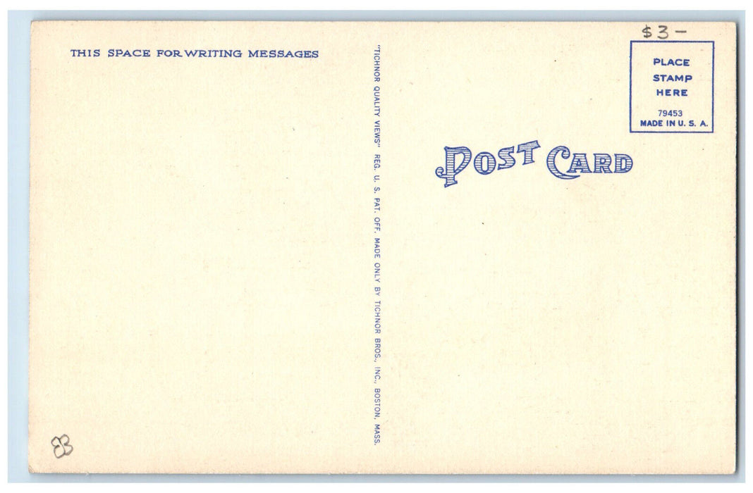 c1940's Leaves Wrapped Building Famous Worth Ave. Palm Beach Florida FL Postcard