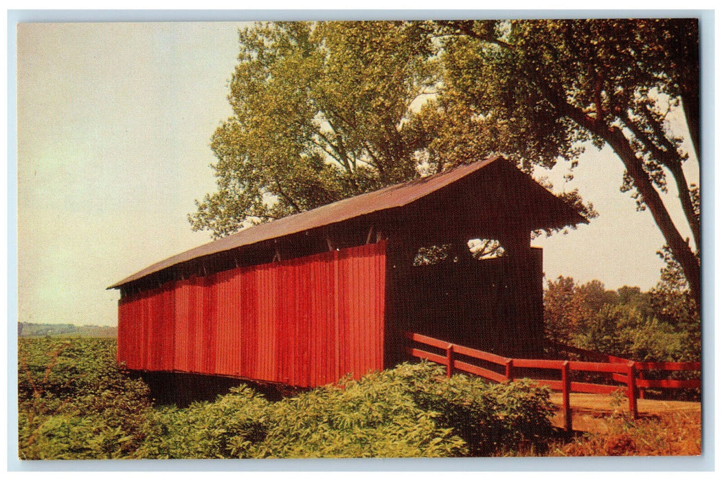 c1960's Covered Bridge, Smithville Missouri MO Argo Foto & Postcard Co Postcard