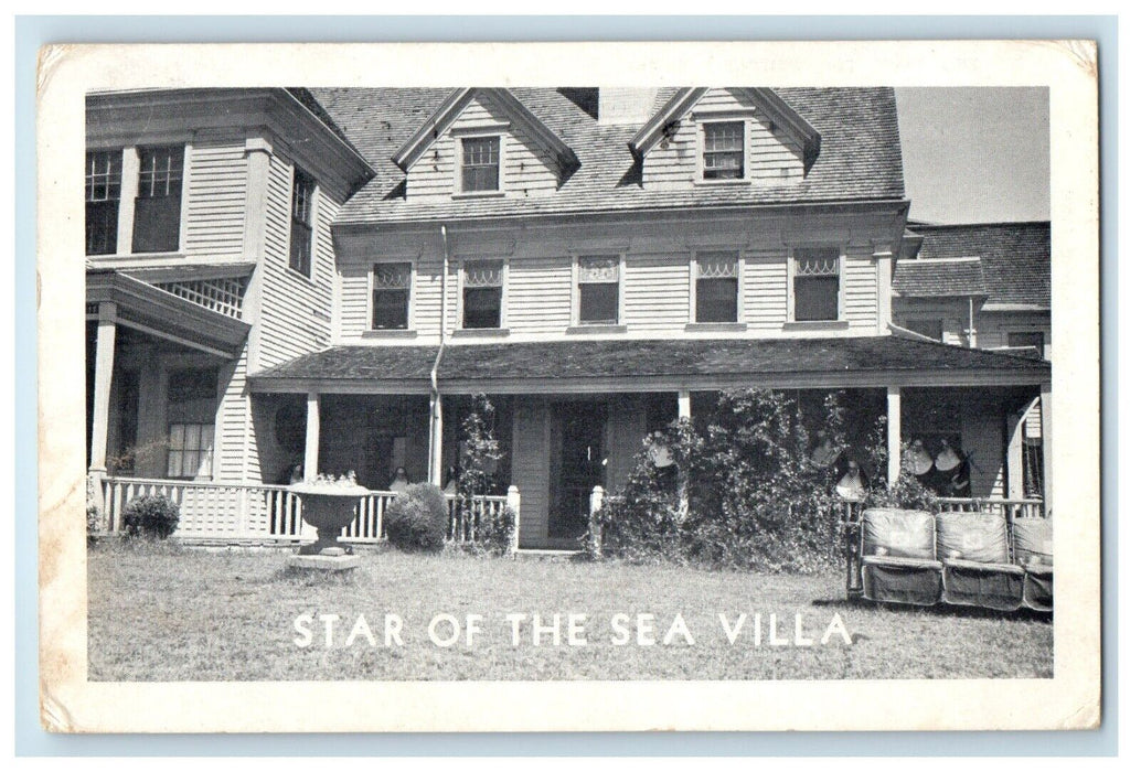 1959 Star Of The Sea Villa House Taunton Massachusetts MA Vintage Postcard