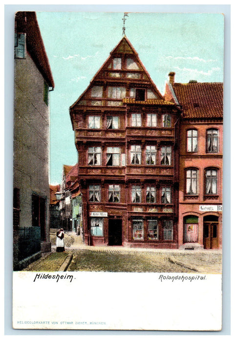 c1905 Rolandshospital, Hildesheim Germany Unposted Antique Postcard