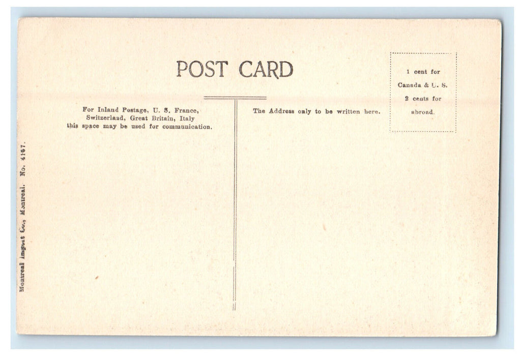 c1910 Couvent Du St. Rosaire Ste. Anne De Beaupre Quebec Canada Posted Postcard