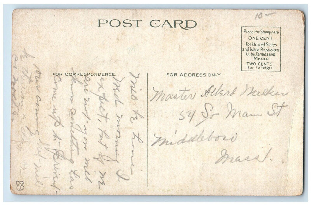 New Park Place Station Depot Rapid Transit Line New York To Newark NJ Postcard