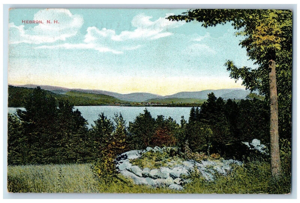 1920 Hebron Mountain Lake Park View New Hampshire NH Vintage Unposted Postcard