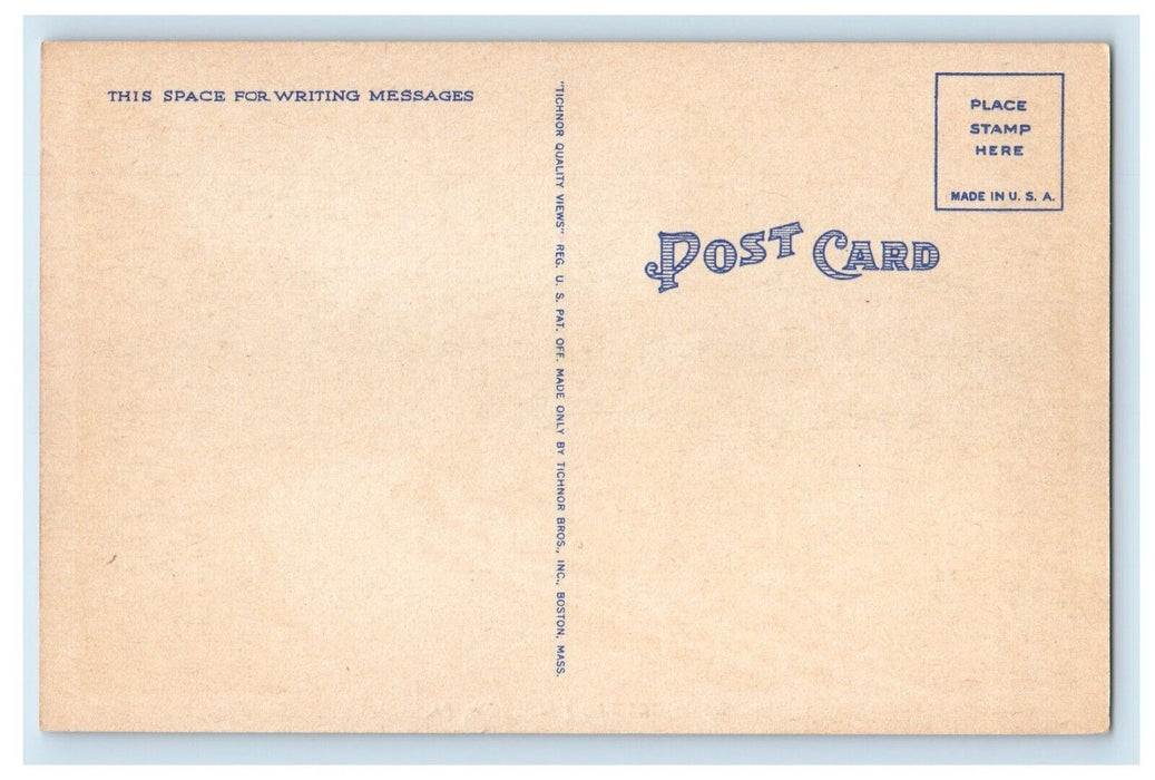 c1930's Greetings From Moscow Pennsylvania PA, Curve Road View Vintage Postcard