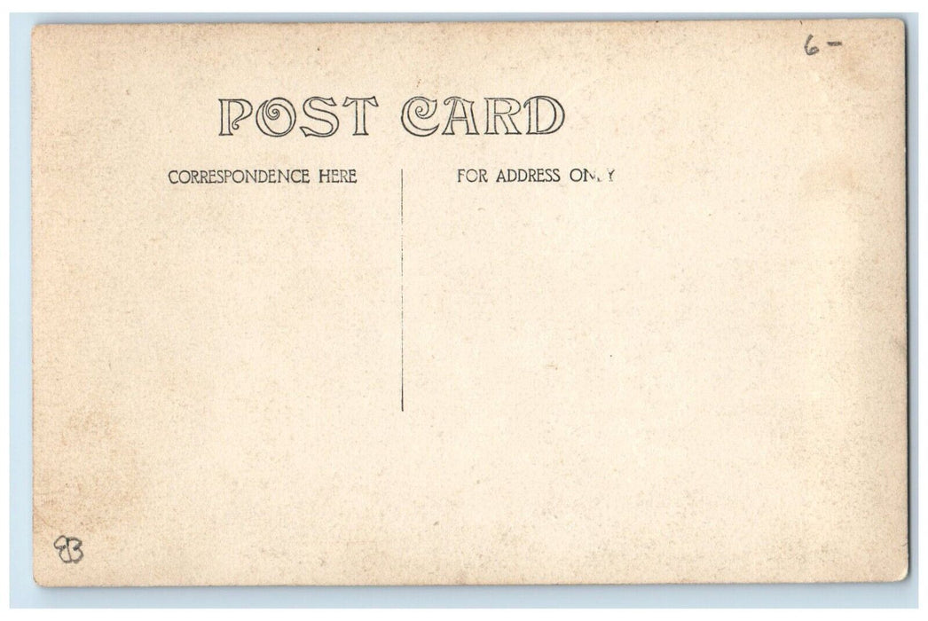 c1910's View Of Homes Dirt Road North Bridgton Maine ME RPPC Photo Postcard