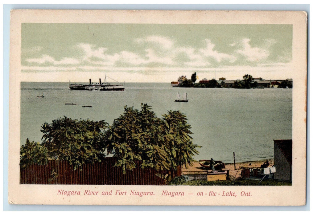 c1940's Steamship Fort Niagara, Niagara On The Lake Canada Unposted Postcard