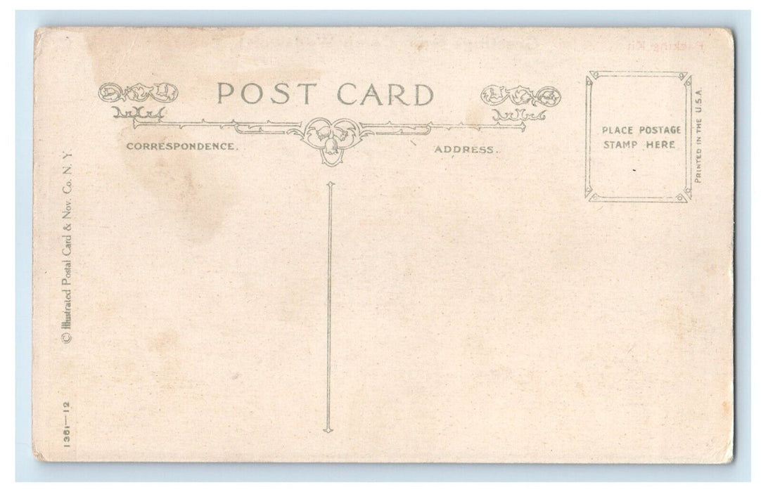 Greetings From Camp Wadsworth Spartanburg SC, Soldiers Packing Kit Postcard