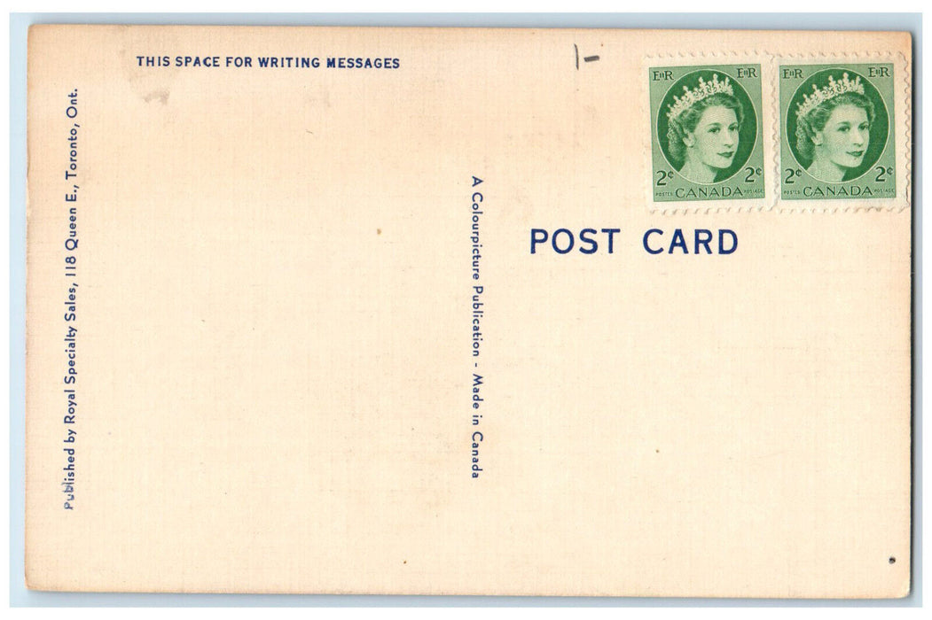 c1940's Church General Electric James St. South Hamilton Ontario Canada Postcard