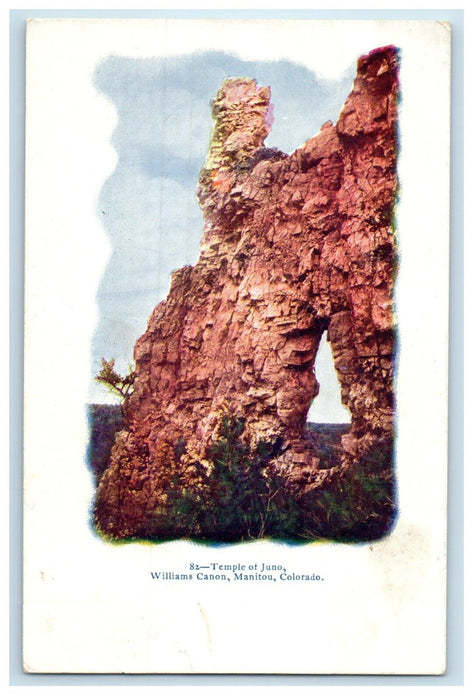 Temple Of Juno Williams Canon Manitou Colorado CO Unposted Antique Postcard