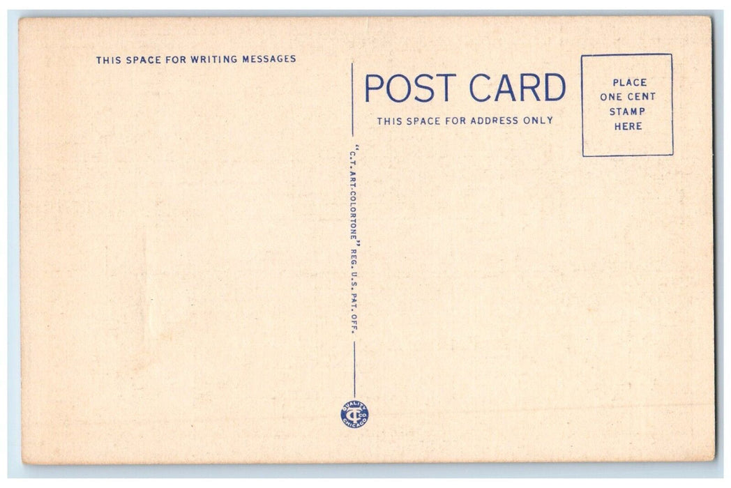 c1940 Hanover Inn Terrace Dartmouth College Hanover New Hampshire NH Postcard