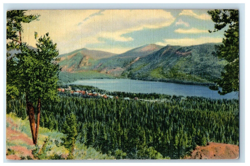 1912 Grand Lake From Grand Lake Lodge Rocky Mountain National Park CO Postcard
