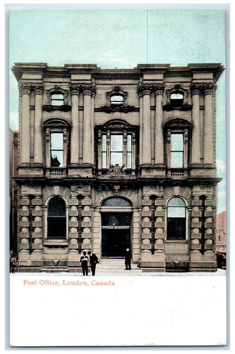 c1910 Post Office London Canada Unposted Valentines Series Postcard