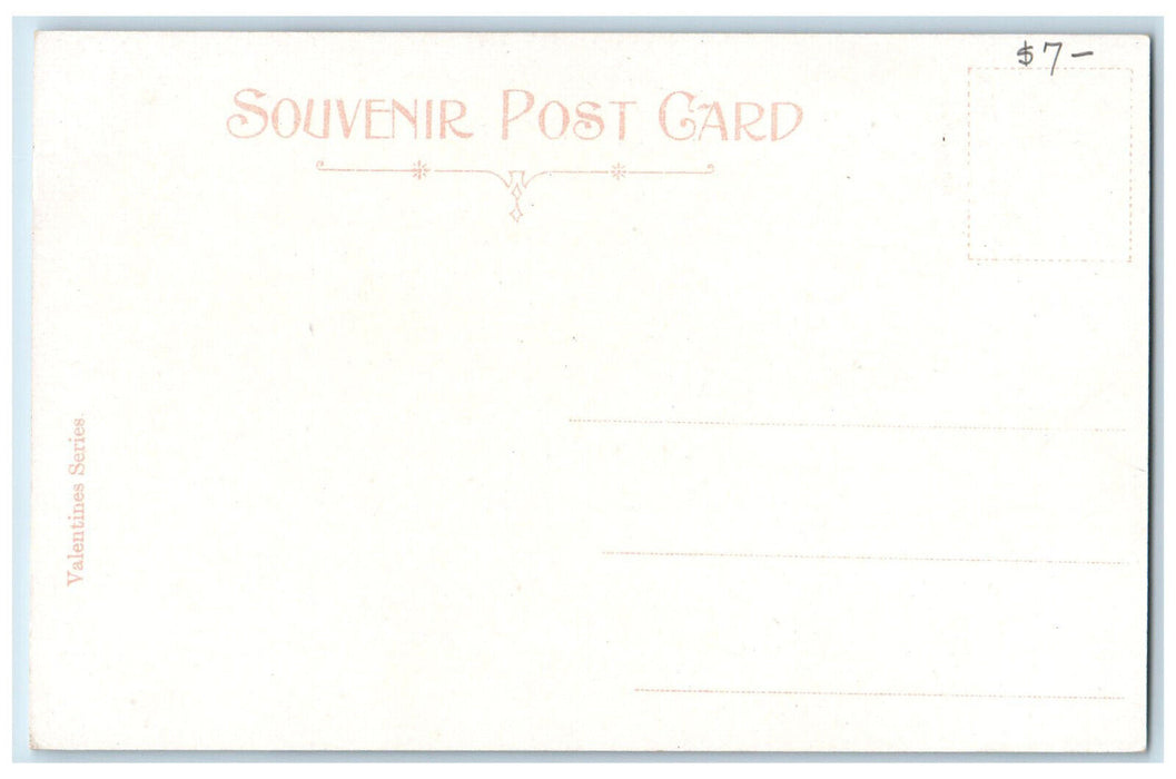 c1910 Post Office London Canada Unposted Valentines Series Postcard