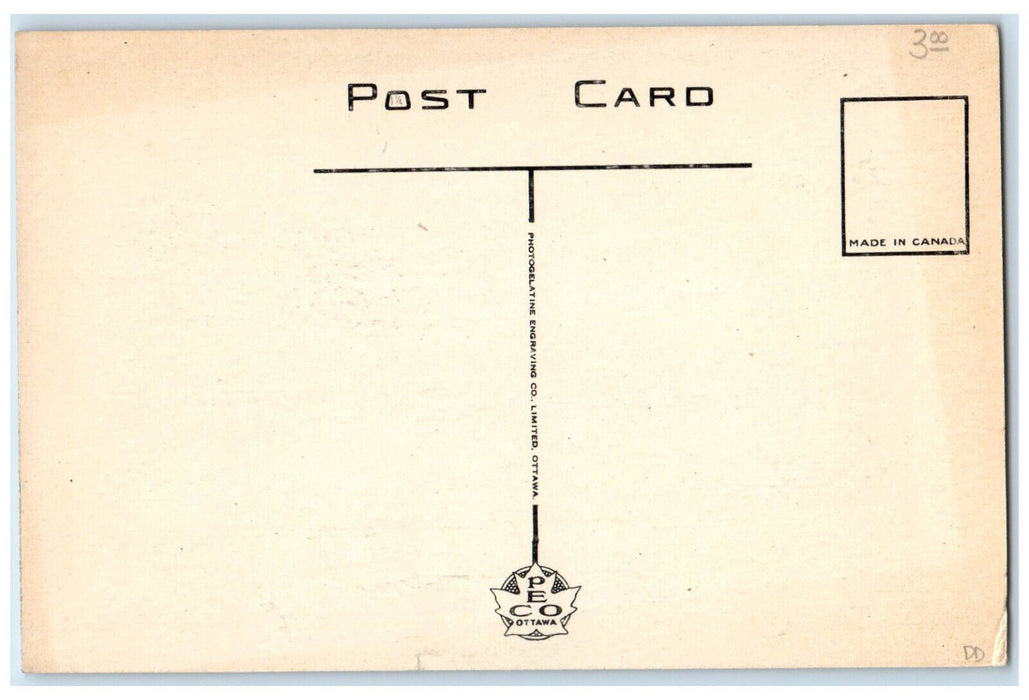 c1950's United Church Kirkland Lake Ontario Canada Vintage Unposted Postcard