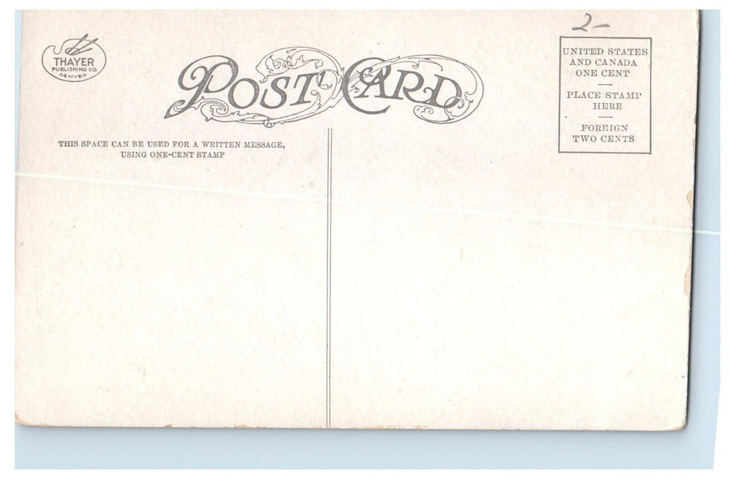 c1910's Mount Craig Grand Lake Boats Moffat Road Colorado CO Antique Postcard