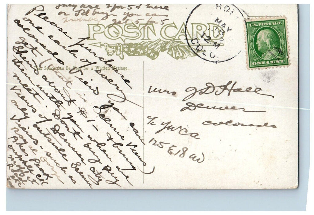 c1910's Middle Park Colorado CO, On The Moffat Road Posted Antique Postcard