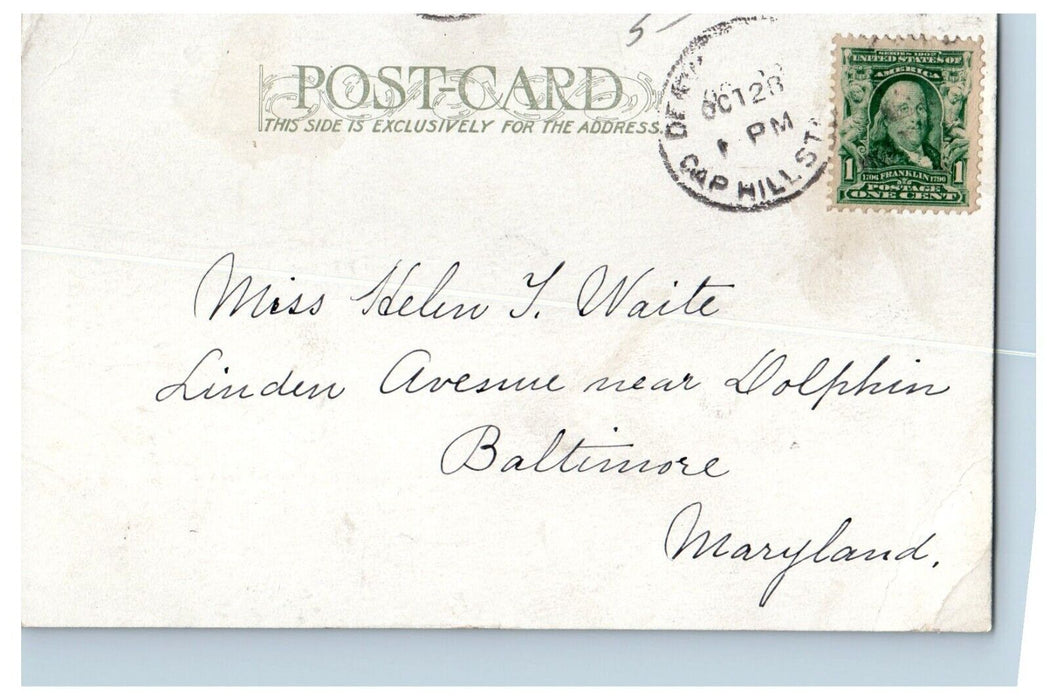 c1905 Half Way House Pike's Peak Railway Colorado CO Posted Antique Postcard