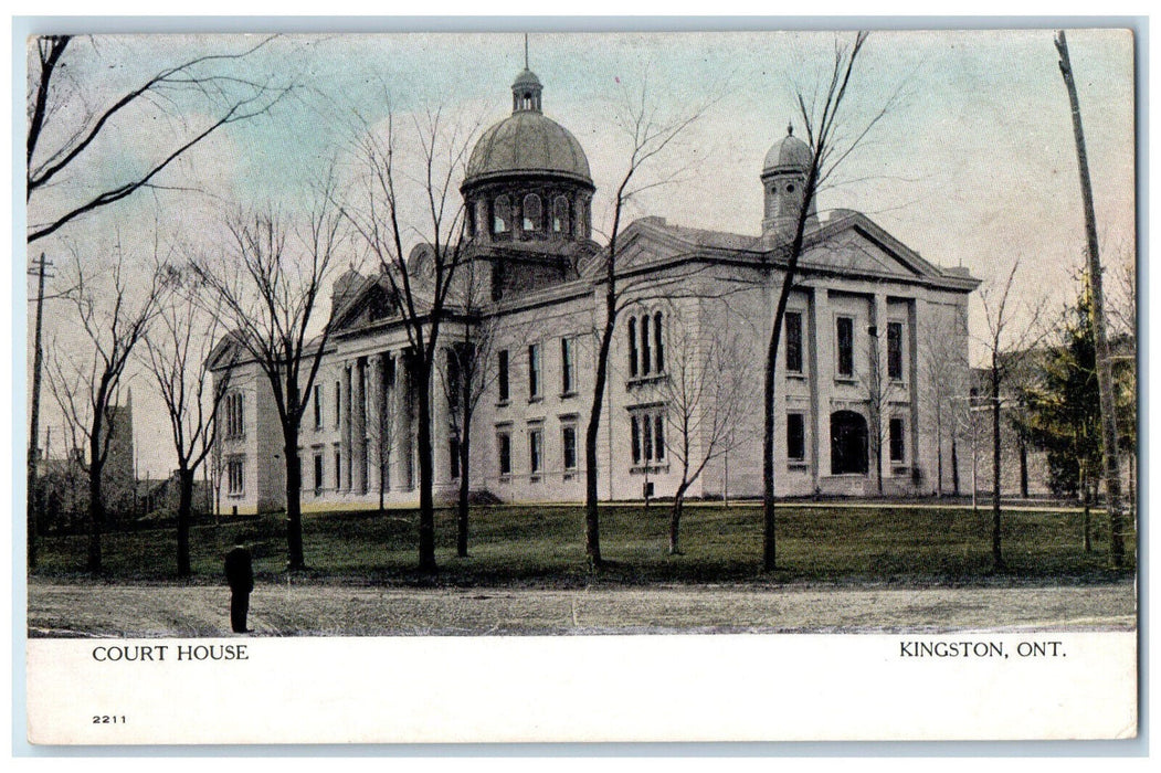 c1910 Court House Building Kingston Ontario Canada Unposted Postcard