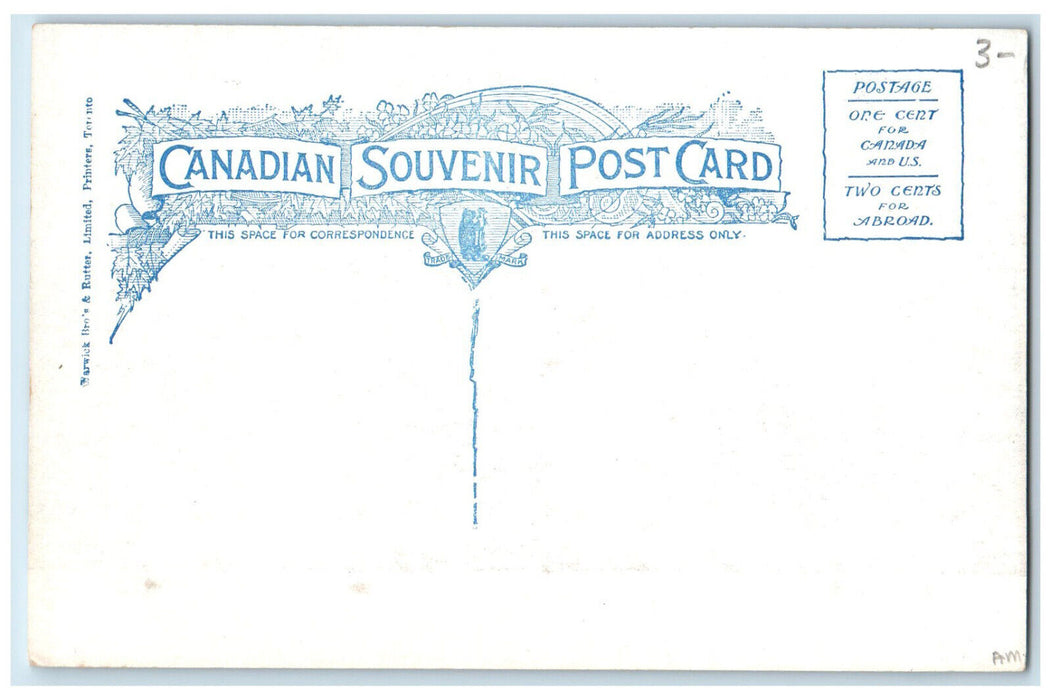 c1910 Court House Building Kingston Ontario Canada Unposted Postcard