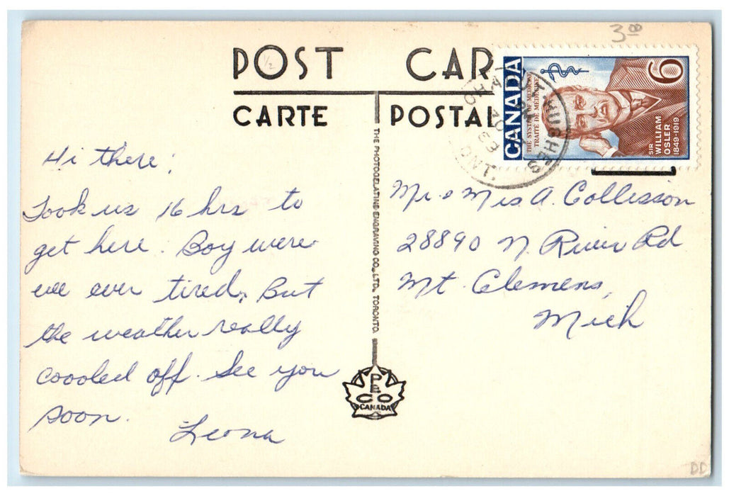 c1950's Wright Hargraves Gold Mine Kirkland Lake Ontario Canada Postcard