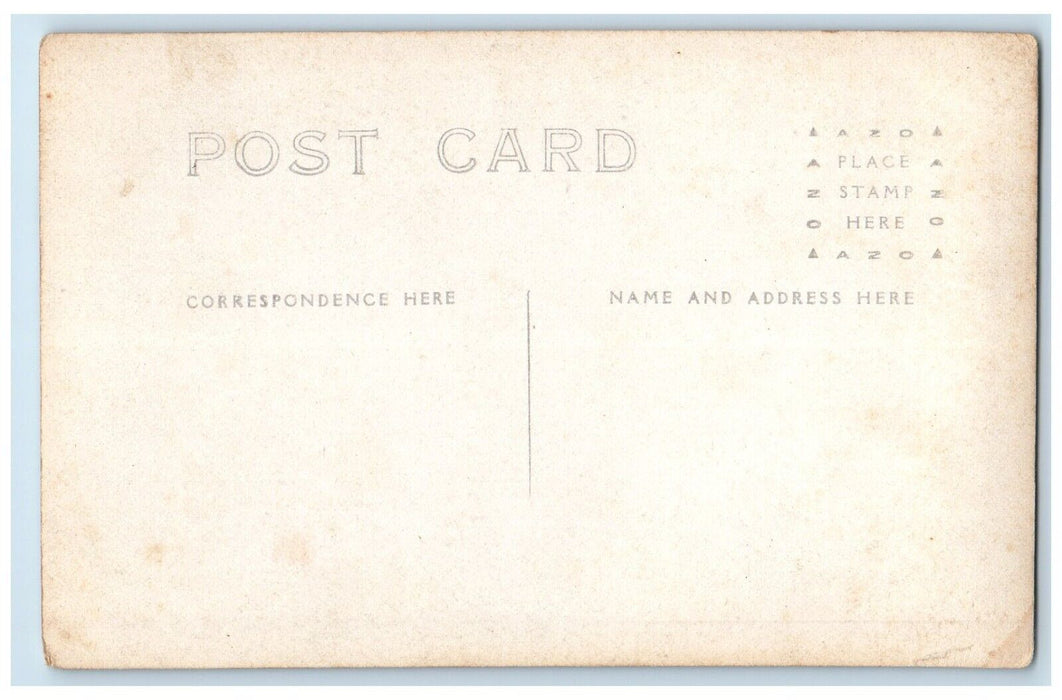 c1910's Lake Lindo Bridge Boathouse Lakeside California CA RPPC Photo Postcard