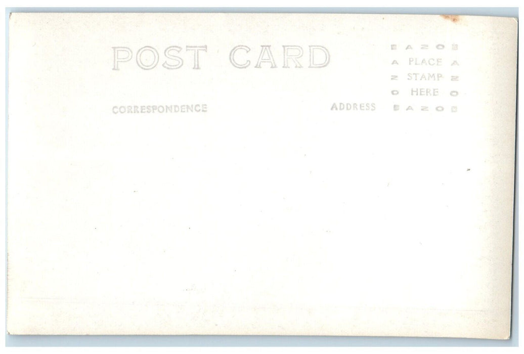 c1930's Donner Party Monument Statue Truckee California CA RPPC Photo Postcard
