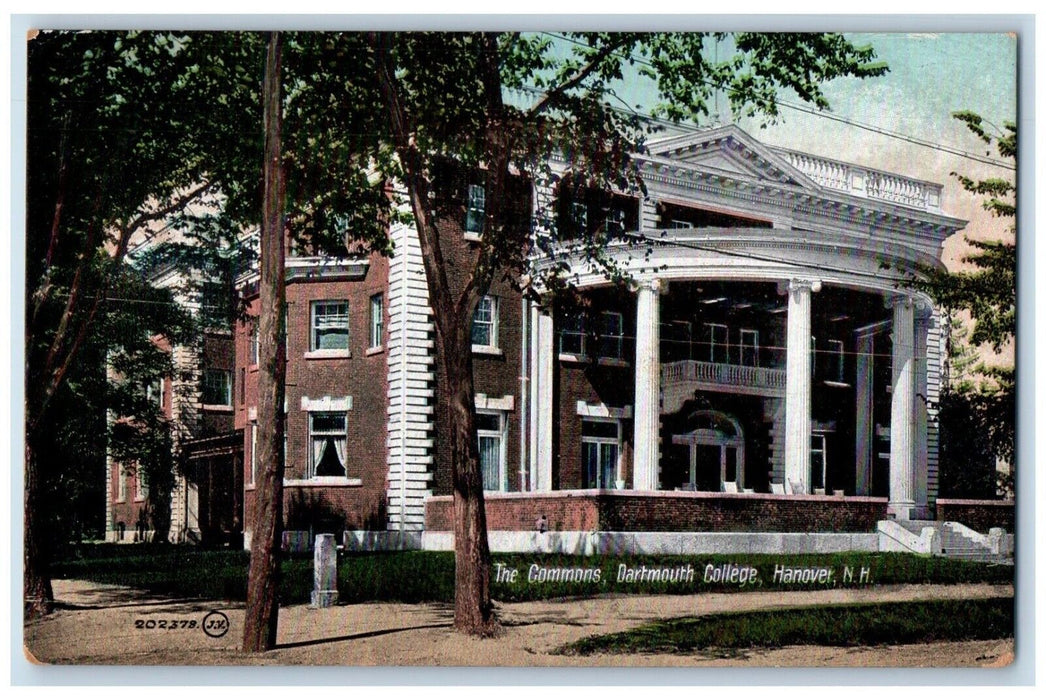 c1905 The Commons Dartmouth College Hanover New Hampshire NH Souvenir Postcard