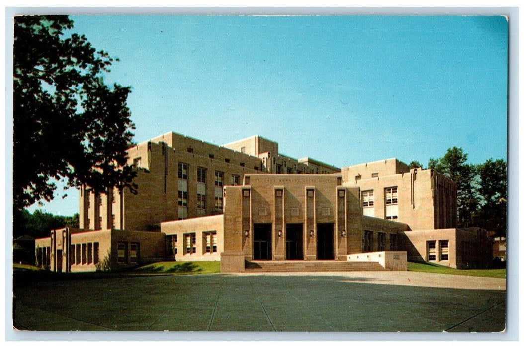 1958 University Pittsburgh Clapp Hall Building Pennsylvania PA Vintage Postcard