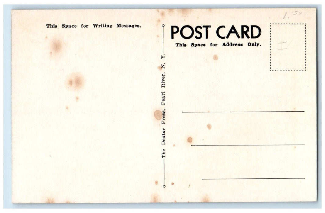 c1920 Marion Public Library Building Marion South Caroline SC Vintage Postcard